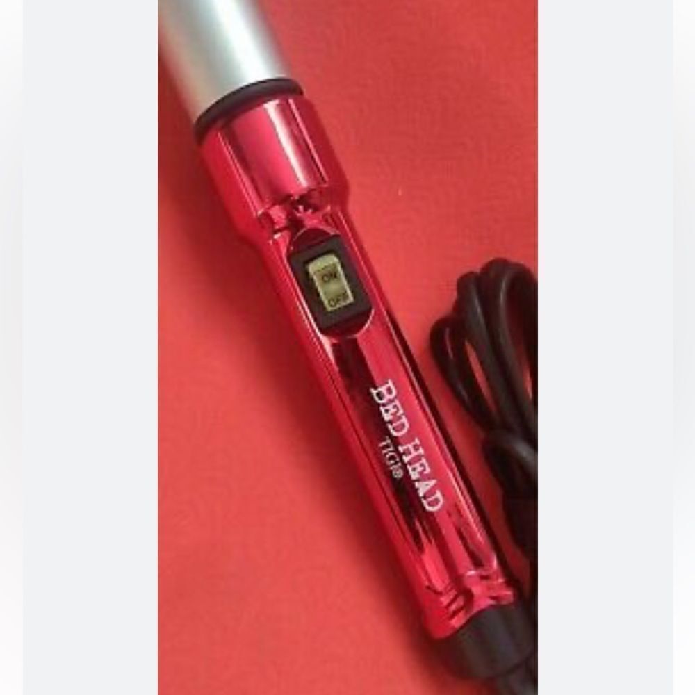 BED HEAD 1" Non-Clip Curling Iron‎ Wand TIGI curly hair beach waves prom NWOB